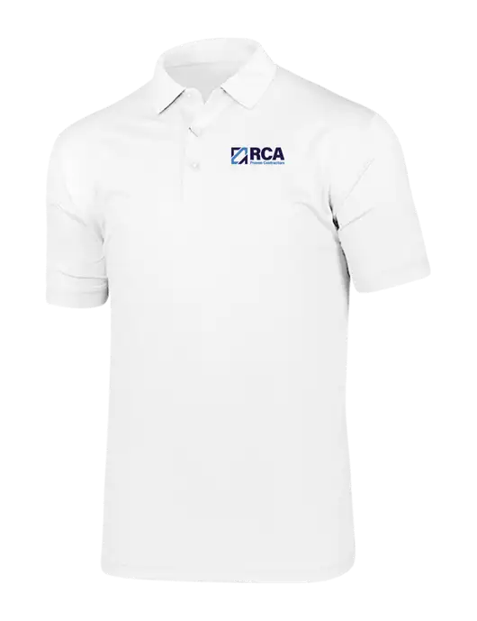 Callaway Vibrant Bright White Ventilated Polo w/RCA Logo