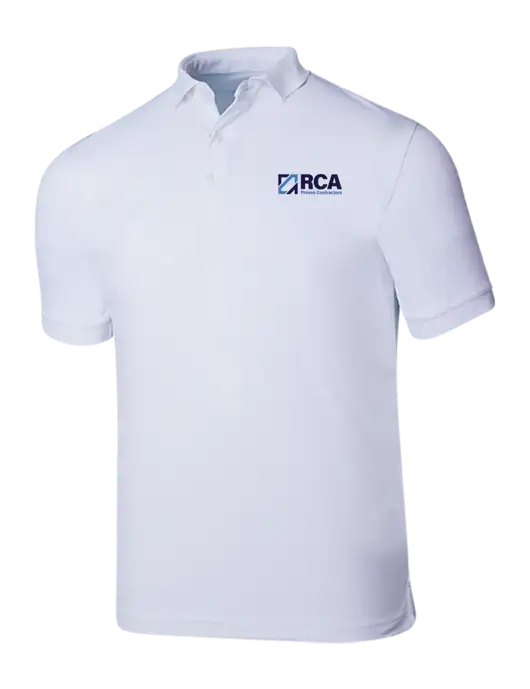 Callaway Ottoman Bright White Polo w/RCA Logo