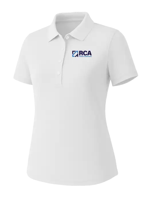 Callaway Womens Core Bright White Performance Polo w/RCA Logo