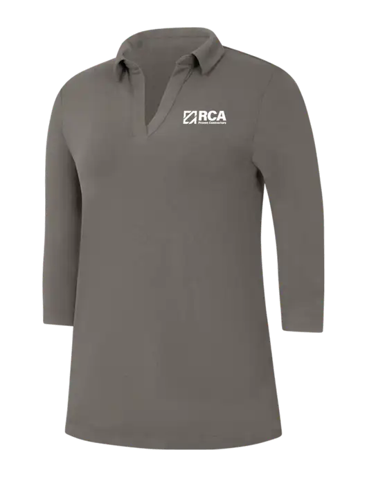 Womens Dark Grey Luxe Knit Tunic w/RCA Logo