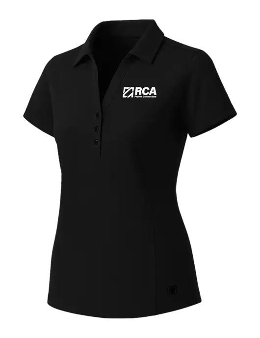 OGIO Womens Blacktop ONYX Polo w/RCA Logo
