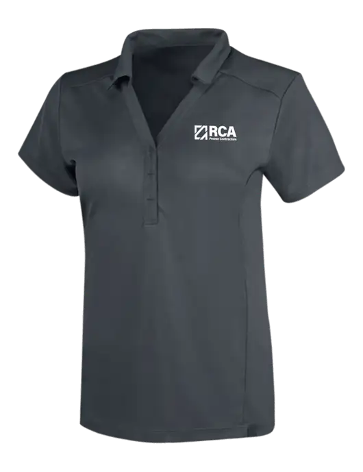OGIO Dark Grey Womens Framework Polo w/RCA Logo