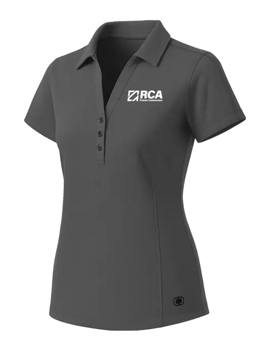 OGIO Womens Medium Grey ONYX Polo w/RCA Logo