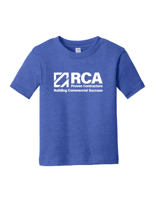 Rabbit Skins Vintage Royal Toddler Fine Jersey Tee w/RCA Building Commercial Success Logo