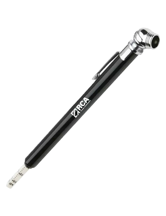 Quick View Black Tire Gauge w/RCA Logo