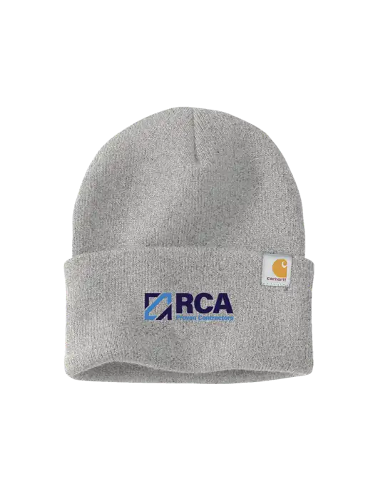 Carhartt Light Grey Heather Watch Cap 2.0 w/RCA Logo
