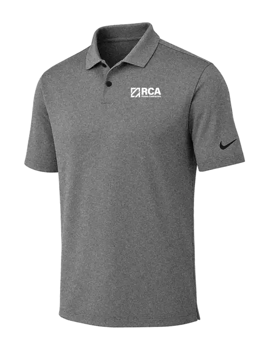 Nike Dark Grey Heather Dri-FIT Vapor Polo w/RCA Logo