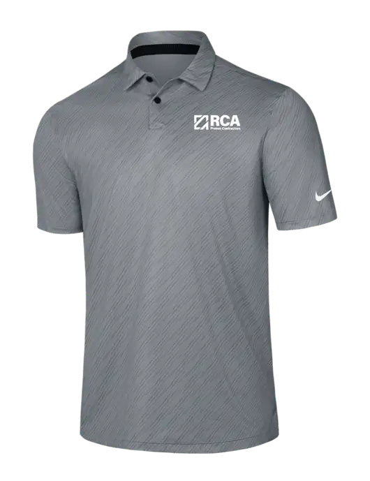 Nike Medium Grey Vapor Dash Polo w/RCA Logo