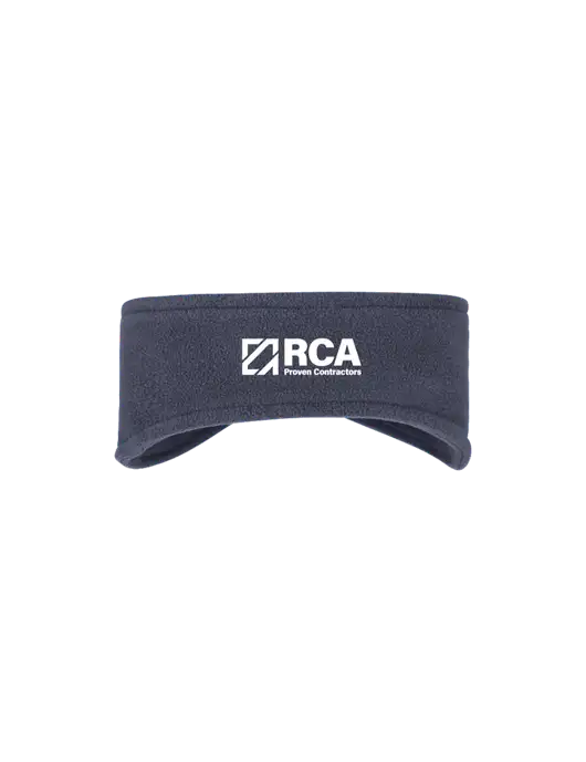 Navy Stretch Fleece Headband w/RCA Logo