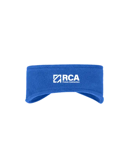 Royal Stretch Fleece Headband w/RCA Logo
