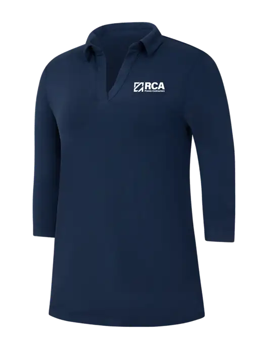 Navy Womens Luxe Knit Tunic w/RCA Logo
