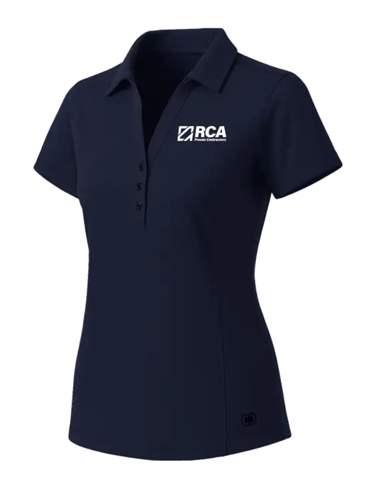 OGIO Womens Navy ONYX Polo w/RCA Logo