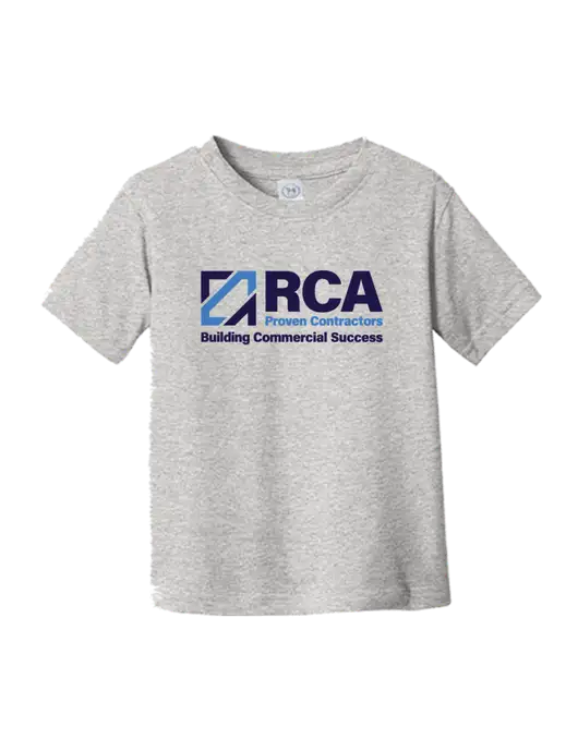Rabbit Skins Light Grey Heather Toddler Fine Jersey Tee w/RCA Building Commercial Success Logo