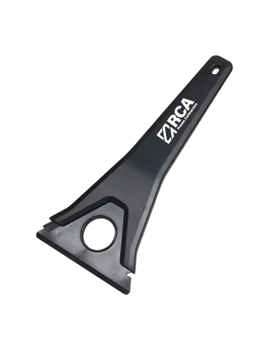 TriBlade Black Windshield Scraper w/RCA Logo