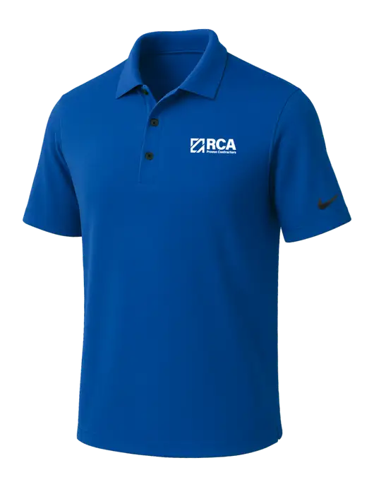 NIKE Dark Royal Dri-Fit Micro Pique Polo w/RCA Logo
