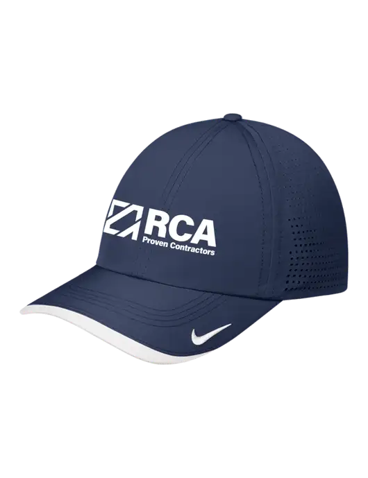 Nike Navy/White Dri-FIT Perforated Performance Cap w/RCA Logo