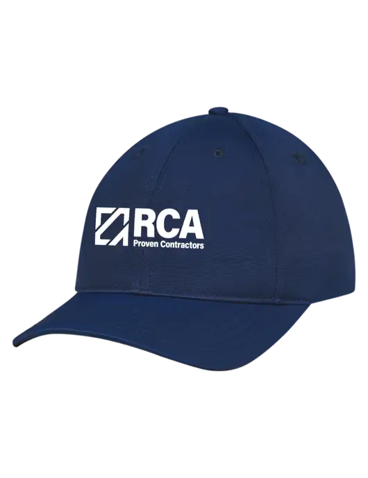 Navy Nylon Twill Performance Cap w/RCA Logo