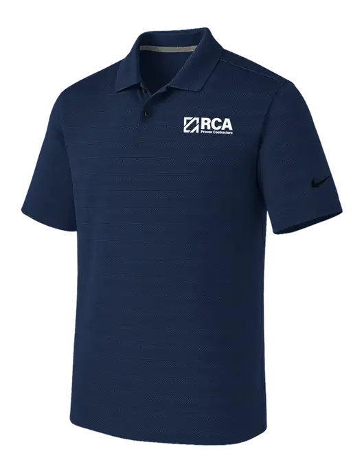 Nike Navy Dri-FIT Vapor Jacquard Polo w/RCA Logo
